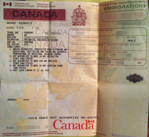 CANADABOUND: VISTO CANADENSE/ CANADIAN VISA